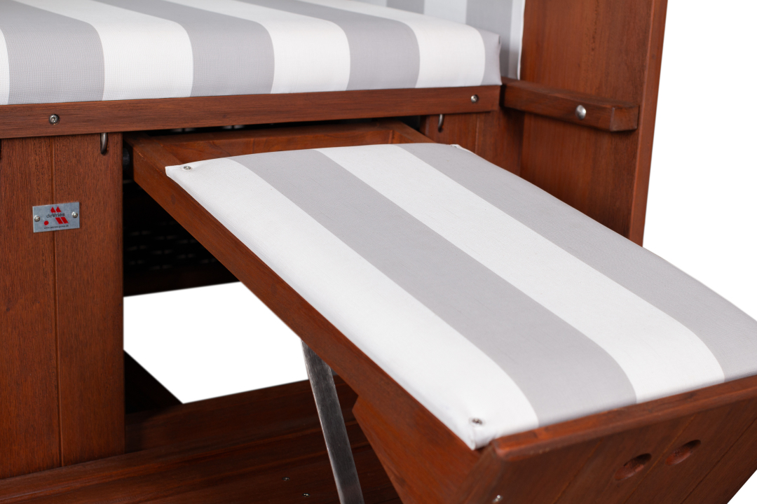 Strandkorb Profi Ostsee Poel PVC Anthraz... Strandkorb Profi Ostsee Poel PVC Anthraz...